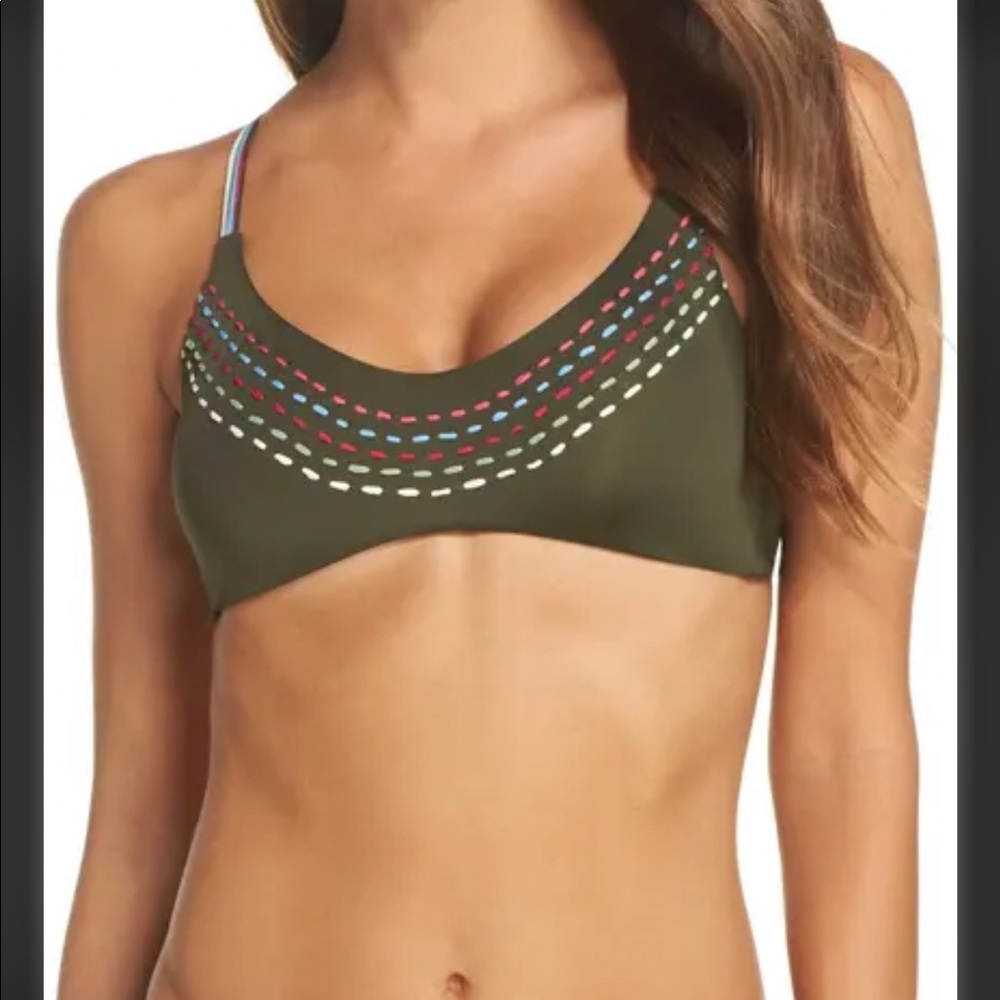 Becca green  bikini top.
